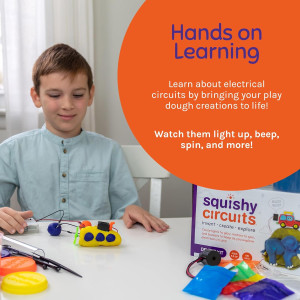 Educational STEM toy - Squishy Circuits Deluxe Kit with squishy circuits for creative learning.