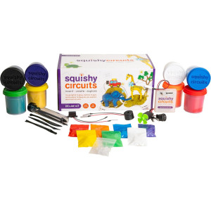 Squishy Circuits Deluxe Kit: Fun STEM toy with squishy circuits for creative learning.