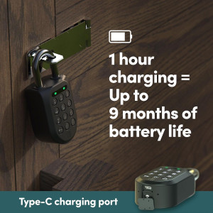 igloohome Smart Padlock SP2: Ultimate Security, Weatherproof, Keyless Convenience