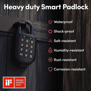 igloohome Smart Padlock SP2: Ultimate Security, Weatherproof, Keyless Convenience
