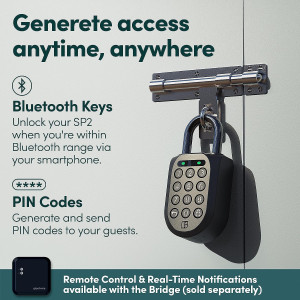 igloohome Smart Padlock SP2: Ultimate Security, Weatherproof, Keyless Convenience
