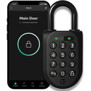 igloohome Smart Padlock SP2: Ultimate Security, Weatherproof, Keyless Convenience
