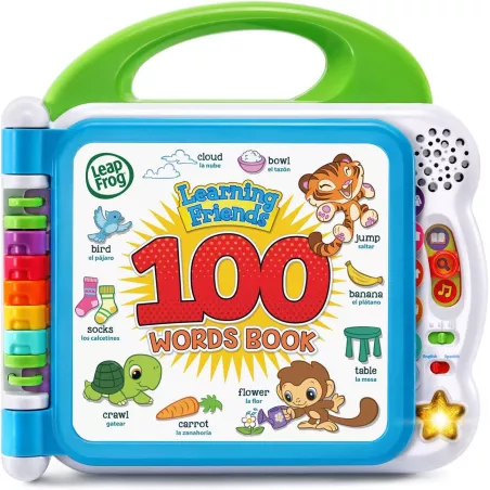 Livre des 100 Mots LeapFrog - Jouet d'Apprentissage Bilingue Interactif