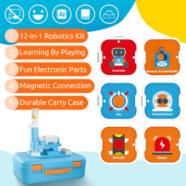 WhalesBot E7 Pro: Interactive Coding Robot for Kids