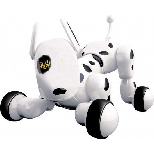 A Dalmatian dog next to the words "Smart Robot Dog"