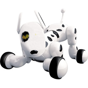A Dalmatian dog next to the words "Smart Robot Dog"