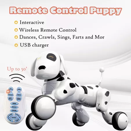 Dimple DC13991 Chiot Robot Interactif - Jouet Éducatif pour Enfants