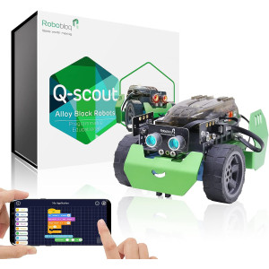 Robobloq Q-Scout: Fun STEM Robot Kit for Kids - Learn Coding with Scratch, Arduino & Python