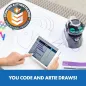 Artie Max: Robot de Codage et Dessin WiFi - Apprends à Coder en Couleurs! (8+ ans)