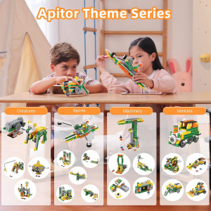 Apitor Robot X, STEM Robot Toys for Kids 8-12, 12-in-1 App-Enabled