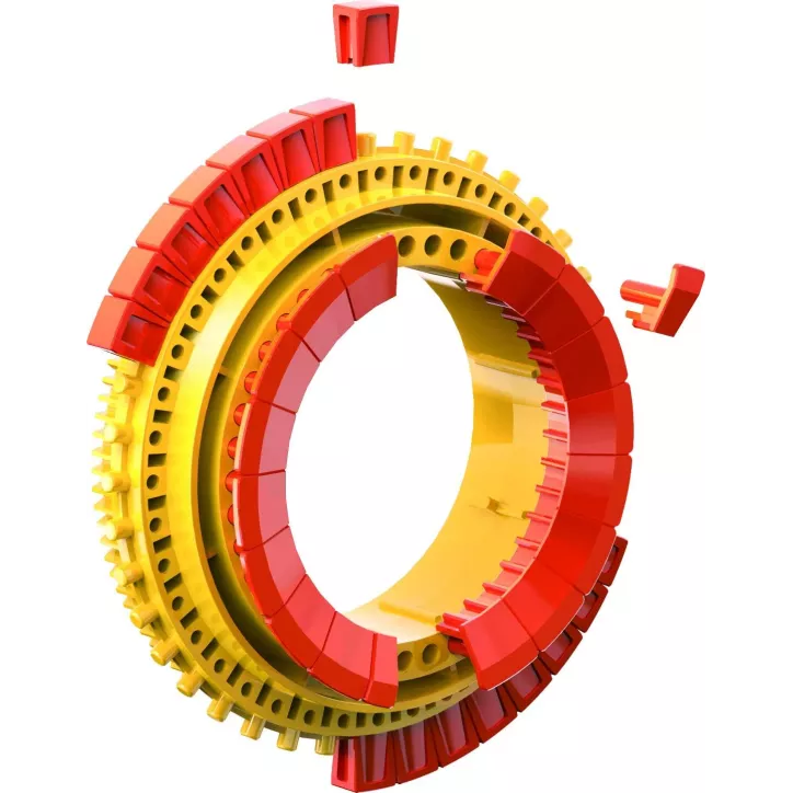 Mech-5: Robot de Codage Mécanique Snap Circuits – STEM, Apprentissage Ludique, 10+ Ans