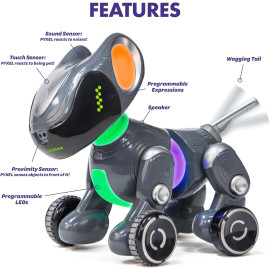 Educational Insights PYXEL: The Ultimate Coding Robot for Kids | Blockly & Python