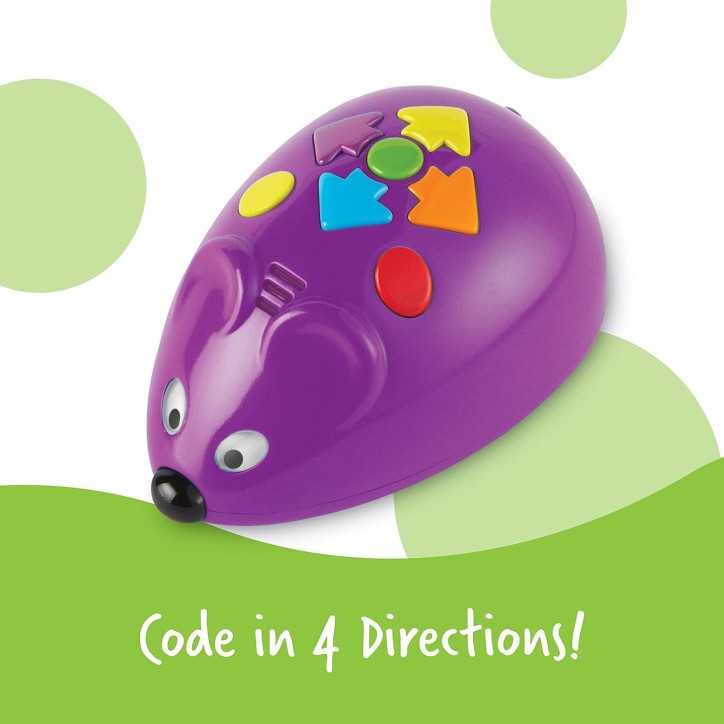 Souris Robot Code & Go de Learning Resources : Apprentissage STEM Amusant et Interactif pour Enfants