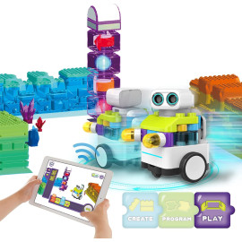 BOTZEES Classic Plus Robot de Codage AR Interactif pour Enfants