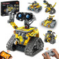 Mibido 5-in-1 Robot Dinosaur Building Kit: STEM Toy with Remote & App Control - Perfect Gift for Kids!
