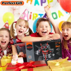 Kit Robotique 3-en-1 BEMITON: Robot Transformable Télécommandé et Programmable - Le Cadeau STEM Idéal!