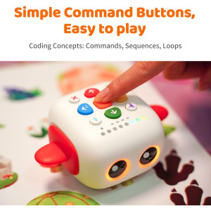 MATATALAB Upgraded Coding Robot: Fun STEM Toy for Kids to Learn Coding