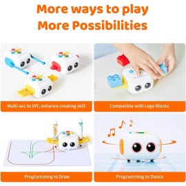 MATATALAB Upgraded Coding Robot: Fun & Educational STEM Toy for Kids