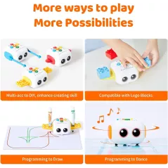 Robot de Codage Amélioré MATATALAB - Jouet STEM Amusant pour Enfants