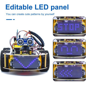 Kit de Voiture Robot Bluetooth 4WD KEYESTUDIO - Éducation STEM & Programmation