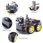 KEYESTUDIO 4WD Bluetooth Smart Car Robot Kit: STEM Learning & Fun for Budding Engineers!