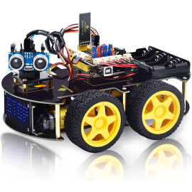 Kit de Voiture Robot Bluetooth 4WD KEYESTUDIO - Éducation STEM & Programmation