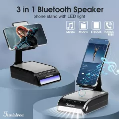 Support Téléphone Funistree avec Enceinte Bluetooth