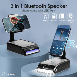 Support Téléphone Funistree avec Enceinte Bluetooth - Confort Technologique pour Tous