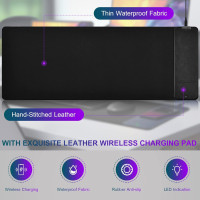 Stay organized and charged with FutureCharger's Wireless Charging Desk Pad