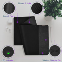 FutureCharger Wireless Charging Desk Pad: Power Up Your Workspace!