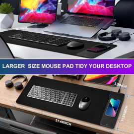 Wireless Charging Desk Pad: FutureCharger's Multifunctional Office