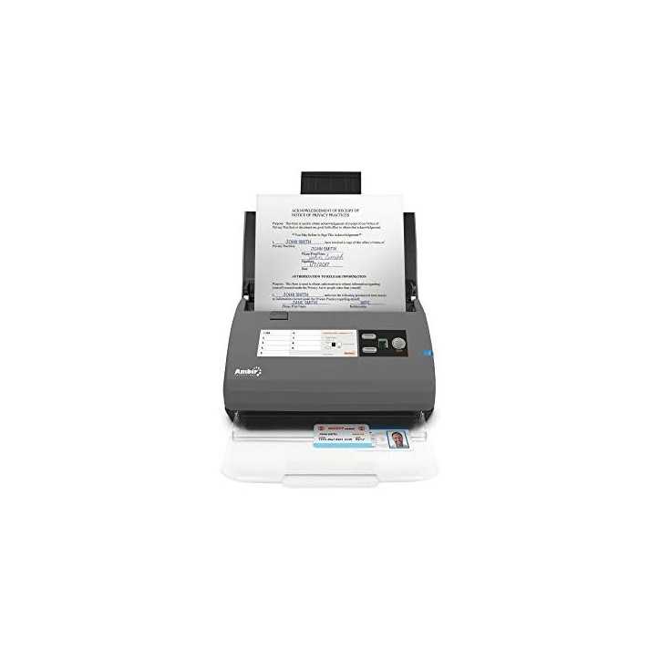 Ambir ImageScan DS820ix: High-Speed Duplex Scanner - Boost Your Productivity!