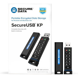 SecureData SecureUSB KP: Advanced Hardware-Encrypted USB Drive