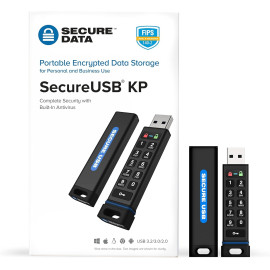 SecureData SecureUSB KP - Clé USB de Sécurité des Données Ultime