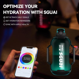 SGUAI Smart Water Bottle - Stay Hydrated with Bluetooth Tracking