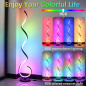 Lampe Spirale LED RGB Intelligente: Illuminez Votre Intérieur avec Style et Contrôle App!