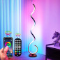 BESKETIE Smart Spiral Floor Lamp: RGB LED, App Control, Music Sync - Modern Home Lighting BESKETIE Smart Spiral Floor Lamp: RGB LED, App Control, Music Sync - Modern Home Lighting