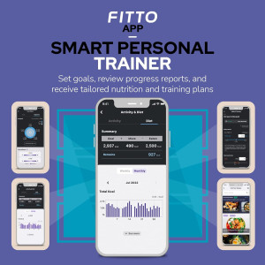 FITTO smart scale - Your ultimate fitness companion for balanced muscle management.