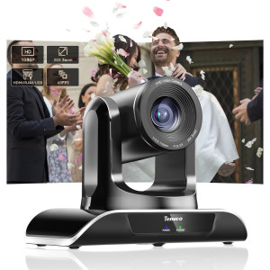 Crystal-clear streaming and conferencing with the Tenveo 20X Optical Zoom Conference Camera.
