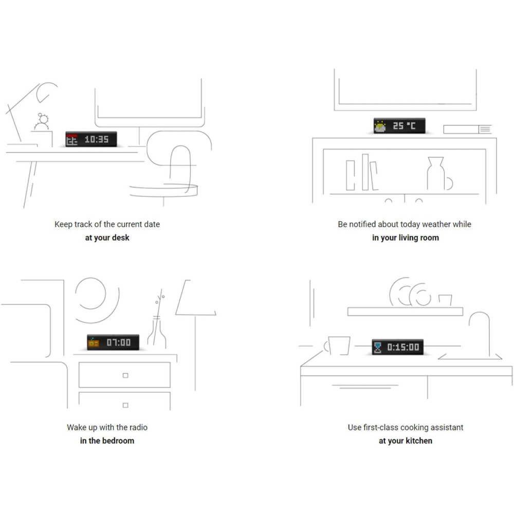 LaMetric, the clock for your everyday life