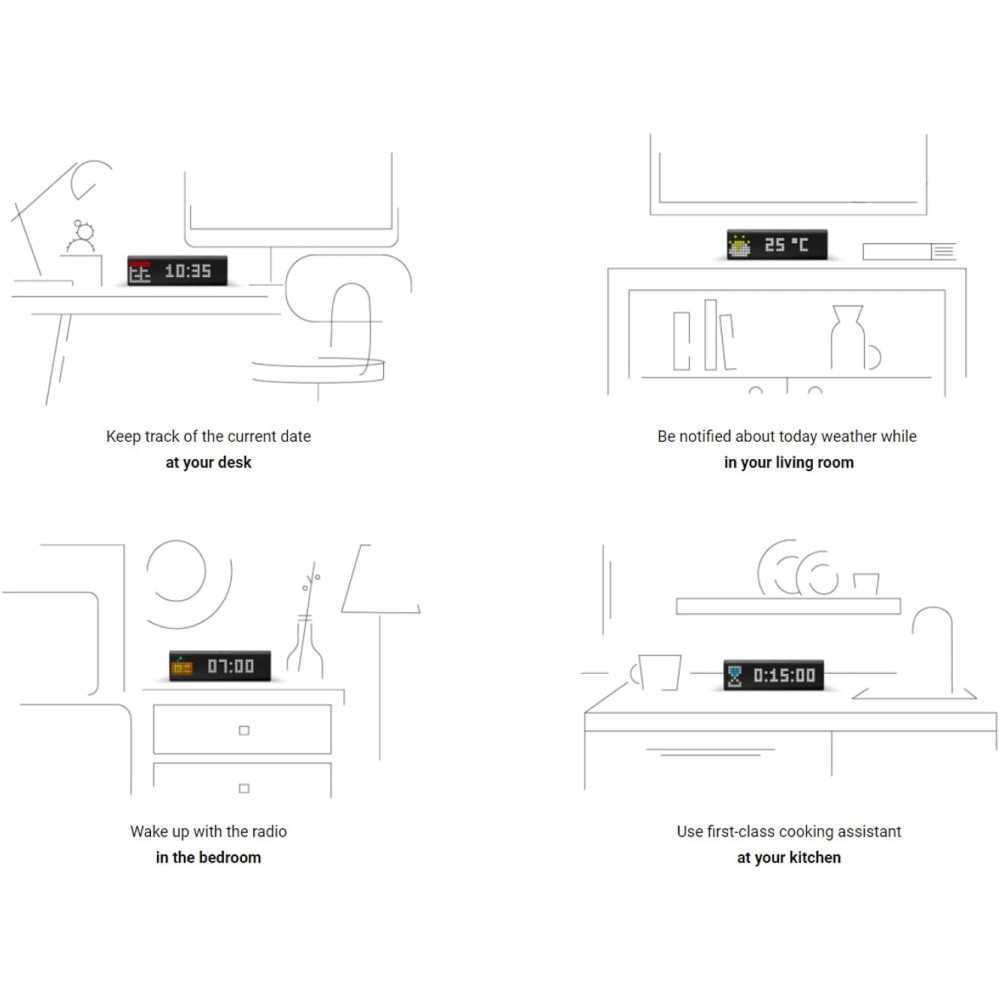 LaMetric, the clock for your everyday life