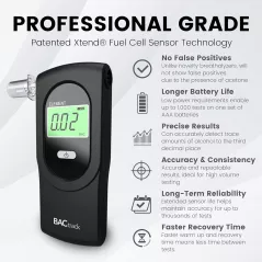 BACtrack Element : Alcootest Portable Professionnel - Mesure Précise et Facile de lAlcoolémie