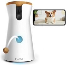 Caméra Furbo pour Chiens: Surveillance HD & Lancer de Friandises