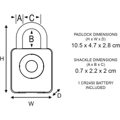 Cadenas Bluetooth Intérieur Master Lock : Sécurité Intelligente, Contrôle Facile & Durable