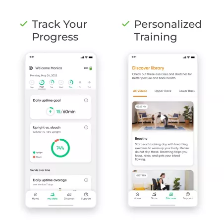 Upright GO S : Améliorez Votre Posture et Votre Bien-Être, Coach Posture Connecté