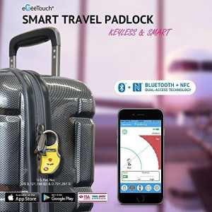 eGeeTouch Smart TSA Travel Lock: Secure & Track Your Luggage with Ease!