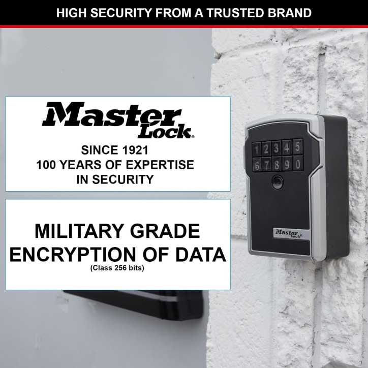 Coffre à Clés Bluetooth Master Lock : Accès Sécurisé et Partagé, Contrôle Total! Coffre à Clés Bluetooth Master Lock : Accès Sécurisé et Partagé, Contrôle Total!