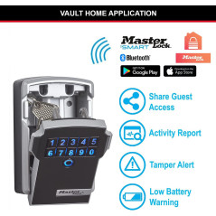 Cadenas Bluetooth Master Lock : Solution de Sécurité Sans Clé