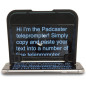 Parrot Teleprompter Kit: Film Like a Pro with Your Smartphone! Portable, Easy Setup & Bluetooth Remote