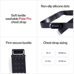 Polar Precision: Advanced Heart Rate Monitor with Comfortable Chest Strap